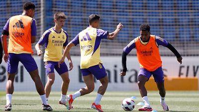 Último entrenamiento antes de recibir al Betis