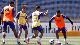 Último entrenamiento antes de recibir al Betis