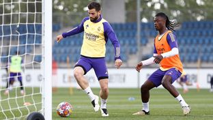 El equipo continúa preparando el partido contra el Bayern
