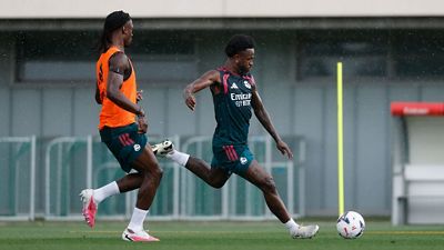Último entrenamiento antes del amistoso frente al Schalke 04