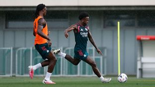 Último entrenamiento antes del amistoso frente al Schalke 04