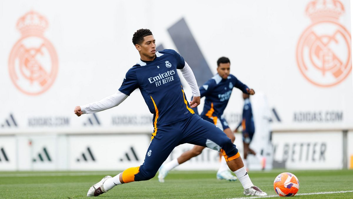 Último entrenamiento antes del partido contra el Getafe