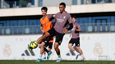 El equipo se entrenó en la Ciudad Real Madrid