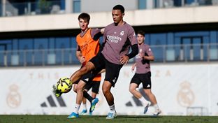 El equipo se entrenó en la Ciudad Real Madrid