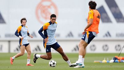 El Real Madrid continúa preparando el partido contra el Milan