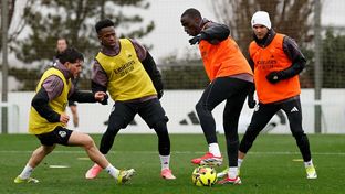 El Real Madrid continúa preparando el partido contra el Valencia