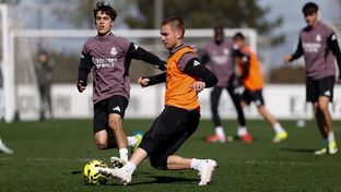 El Real Madrid prepara el partido contra Osasuna