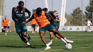 El Real Madrid prepara el partido ante el Inter