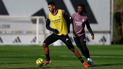 Real Madrid bereitet sich auf das Spiel gegen Rayo vor