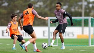 Último entrenamiento antes de recibir al Girona