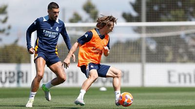 El equipo prepara el partido contra el Mallorca