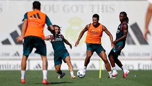 El Real Madrid prepara el primer partido de Liga