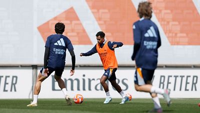 El equipo prepara el partido contra el Athletic Club