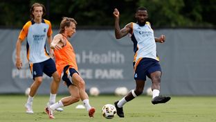 Nuevo entrenamiento en Charlotte para preparar el partido frente al Chelsea
