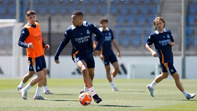 Last training session ahead of Real Sociedad clash