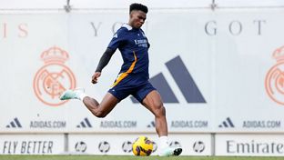 Último entrenamiento antes del partido contra el Betis