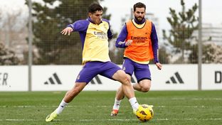 El líder de la Liga prepara el partido contra el Rayo Vallecano