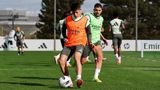 Último entrenamiento antes del Clásico