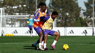 Último treino antes de visitar o Rayo Vallecano
