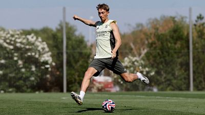 Final training session before heading to the United States