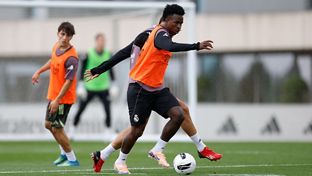 El Real Madrid se está entrenando