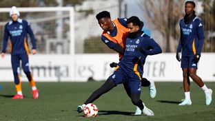Último entrenamiento antes de recibir al Celta