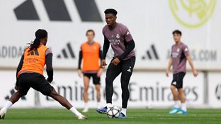 Último entrenamiento antes de recibir al Girona