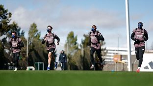Trabajo físico en la Ciudad Real Madrid