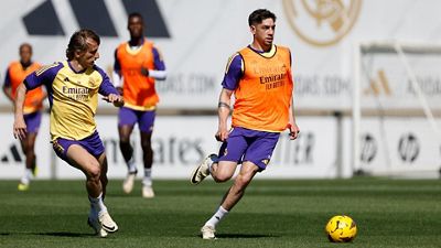 Último entrenamiento antes de visitar al Mallorca