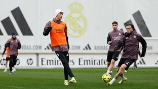 El Real Madrid continúa preparando el partido contra el Valencia