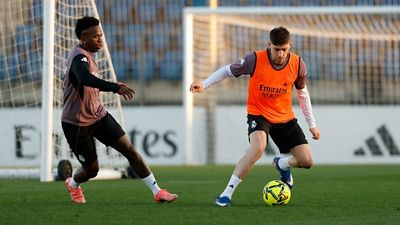 Último entrenamiento antes del partido frente a Osasuna