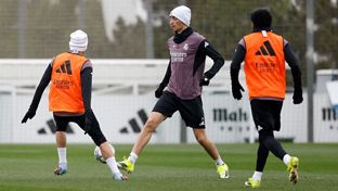 El Real Madrid continúa preparando el partido contra el Benfica
