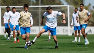 Último entrenamiento antes de recibir al Bayern