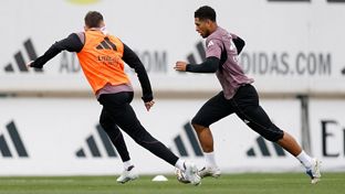 El Real Madrid continúa preparando el derbi
