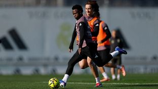 El Real Madrid prepara el partido contra el Sevilla