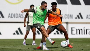 Intensa sesión para seguir preparando el estreno en la Liga