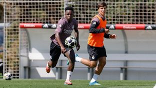 El Real Madrid continúa preparando el partido contra el Bayern