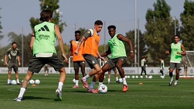 Another session to prepare for Oviedo game