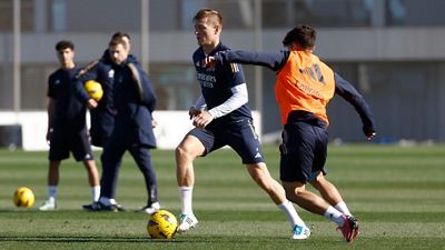 O Real Madrid prepara o dérbi