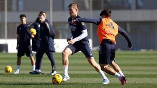 O Real Madrid prepara o dérbi