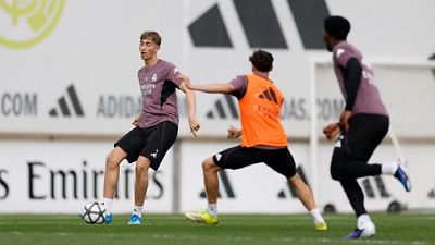 Último entrenamiento antes de recibir al Girona