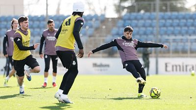El Real Madrid prepara el partido contra el Villarreal