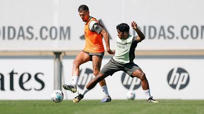 El líder prepara el partido contra el Espanyol