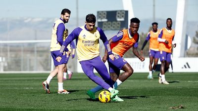 Último entrenamiento antes de visitar al Rayo Vallecano