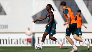 Último entrenamiento antes del encuentro contra el Deportivo