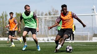 El Real Madrid prepara el partido contra el Bayern