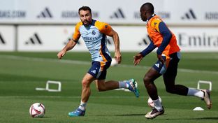 El Real Madrid prepara el derbi