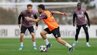 Último entrenamiento antes de recibir al Girona