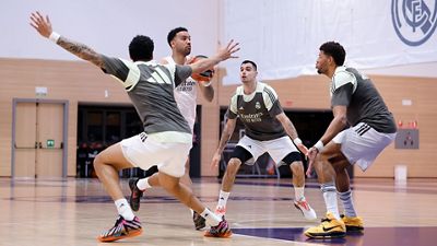 El equipo prepara el partido frente al Zalgiris