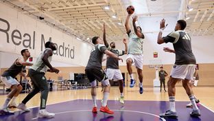 El Real Madrid prepara el Clásico de Euroliga